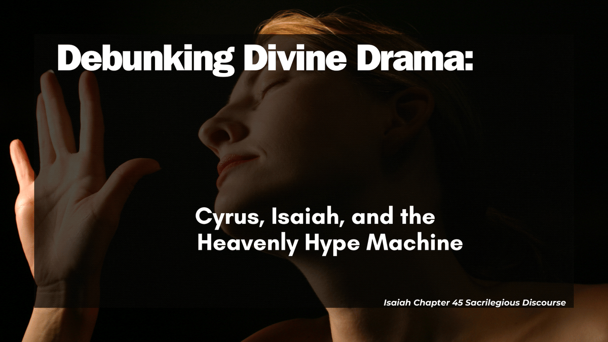 Debunking Divine Drama: Cyrus, Isaiah, and the Heavenly Hype Machine