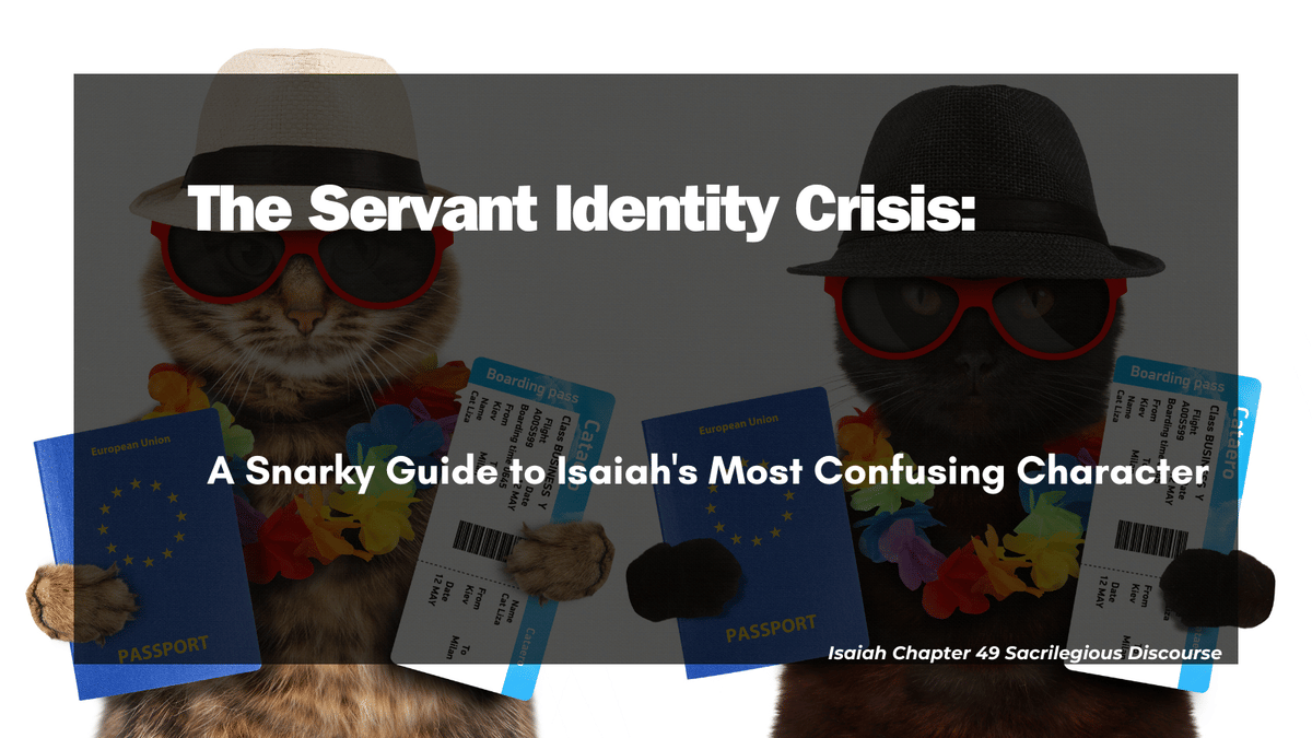 The Servant Identity Crisis: A Snarky Guide to Isaiah’s Most Confusing Character