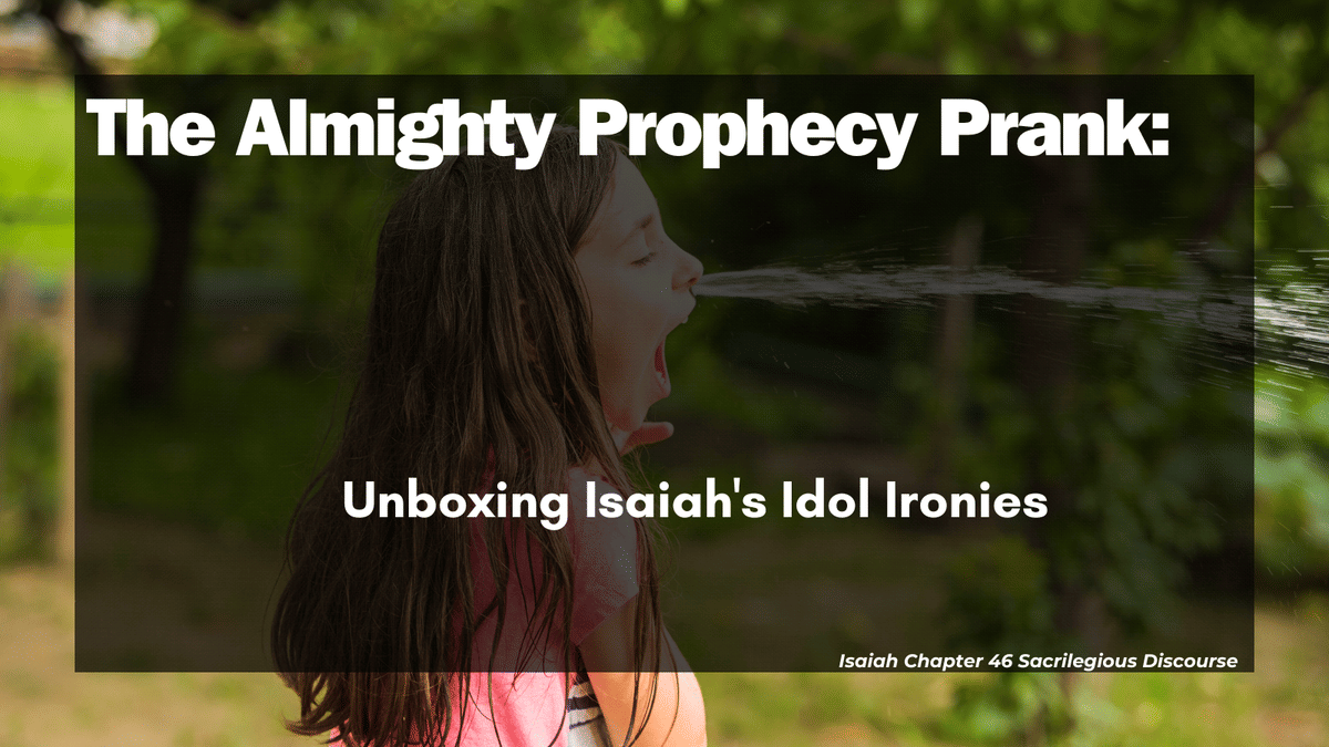 The Almighty Prophecy Prank: Unboxing Isaiah’s Idol Ironies