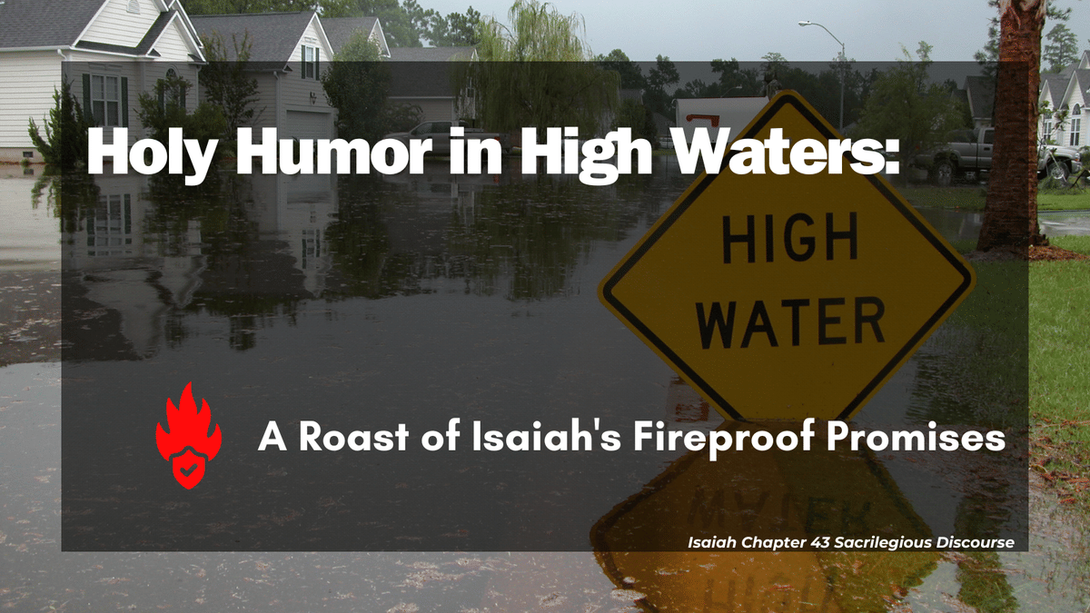 Holy Humor in High Waters: A Roast of Isaiah’s Fireproof Promises
